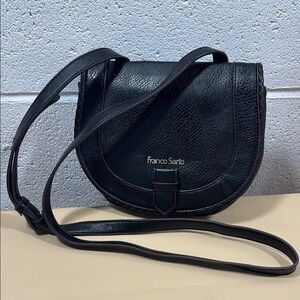 Franco Sarto Black Leather Crossbody Bag​​​